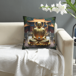 Zen Landscape Plush Pillow Cover - Okomall