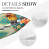 Funda de cojín de peluche con diseño zen de pequeño monje - Okomall