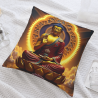 Housse de coussin en peluche paysage zen - Okomall