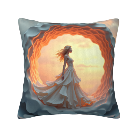 Dreamy Galaxy Plush Pillow Cover - Okomall