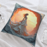 Housse de Coussin en Peluche Motif Ciel Étoilé - Okomall