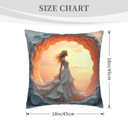 Housse de Coussin en Peluche Motif Ciel Étoilé - Okomall