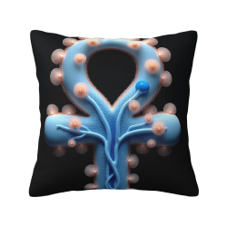 Coperta di cuscino in peluche del sistema nervoso umano - Okomall