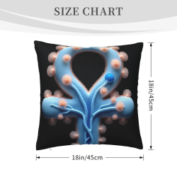Human Nervous System Plush Pillow Cover - Okomall