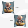 Smiling Buddha Zen Plush Pillow - Okomall