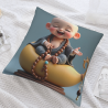 Smiling Buddha Zen Plush Pillow - Okomall