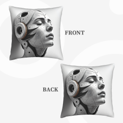 Cyberpunk Style Plush Pillow Cover - Okomall