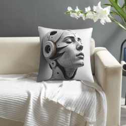 Cyberpunk Style Plush Pillow Cover - Okomall