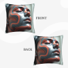 Abstract Portrait Plush Pillow Cover - Okomall
