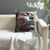 Abstract Portrait Plush Pillow Cover - Okomall