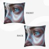 Abstract Geometric Pattern Plush Pillow Cover - Okomall