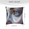 Abstract Geometric Pattern Plush Pillow Cover - Okomall