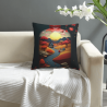 Copricuscino con paesaggio zen giapponese - Okomall