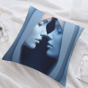 Okomall 18 × 18 بوصة غطاء وسادة فروي بنقوش جميلة على الوجهين - ديكور منزلي مريح