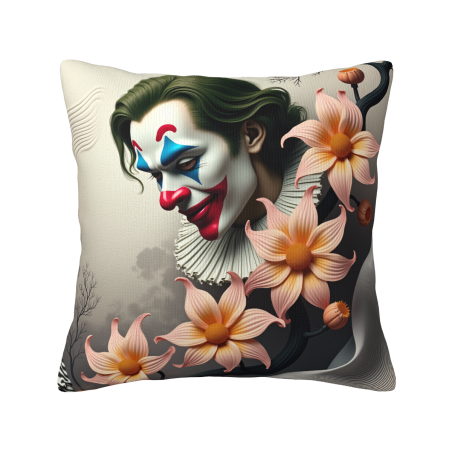 Housse de coussin portrait en peluche - Okomall