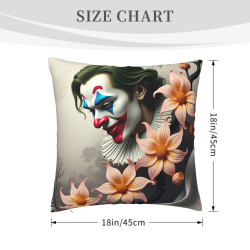 Housse de coussin portrait en peluche - Okomall