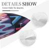 Funda de cojín de peluche con diseño de bosque al atardecer - Okomall