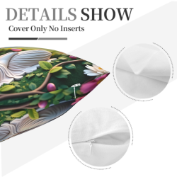 산림 풍경 플러시 쿠션 커버 - 18x18인치 | OKOMALL