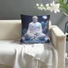 Cuscino in peluche con motivo zen di paesaggio montano - Okomall