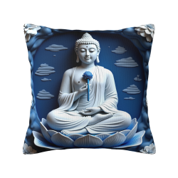 Housse de coussin en peluche avec ciel étoilé abstrait - Okomall
