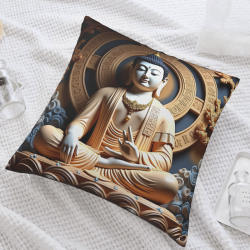 Zen Texture Plush Pillow Cover - Okomall