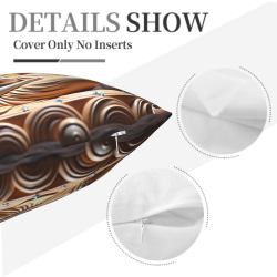 Zen Texture Plush Pillow Cover - Okomall