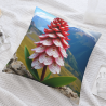 Mountain Floral Plush Pillow Cover - Okomall