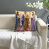 Cuscino in peluche con immagine della Bodhisattva Guanyin - Okomall
