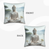 Housse de coussin en peluche Forêt Paisible - 45x45 cm | OKOMALL