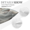 غطاء وسادة فروي بنمط غابة هادئة - 18 × 18 بوصة | OKOMALL