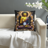 Plüschkissen mit Lotusblume im Zen-Stil - Okomall