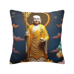 禪意 絨毛抱枕 - 18x18 英寸 | OKOMALL