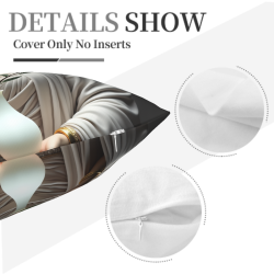 Zen Goddess Plush Pillow Cover - Okomall