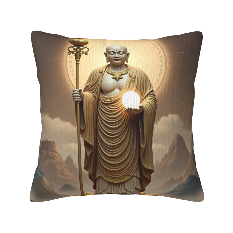 Housse de coussin Zen Bouddha - 18x18 pouces | Okomall
