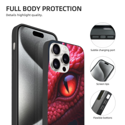 Dragon Scale Texture iPhone 15 Pro/Pro Max Case - okomall