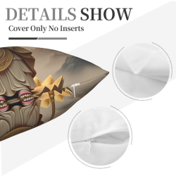 Housse de coussin Zen Bouddha - 18x18 pouces | Okomall