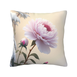 Copri-cuscino in peluche con stampa a doppia faccia - 18x18 pollici | okomall