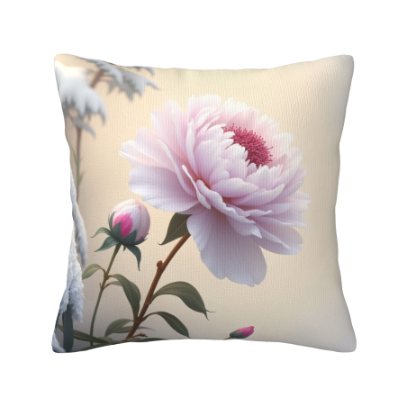 Housse de coussin en peluche à motif double face - 18x18 pouces | okomall