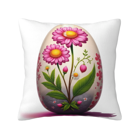 Dreamy Floral Plush Pillow Cover - 18x18 Inch | Okomall