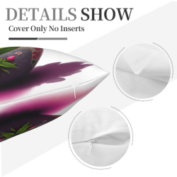 Dreamy Floral Plush Pillow Cover - 18x18 Inch | Okomall