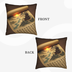 Funda de Almohada de Terreno Montañoso - Decoración del Hogar Cómoda