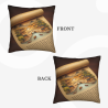 Funda de Almohada Esponjosa con Paisaje Chino - 18x18 pulgadas | OKOMALL