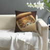 Funda de Almohada Esponjosa con Paisaje Chino - 18x18 pulgadas | OKOMALL