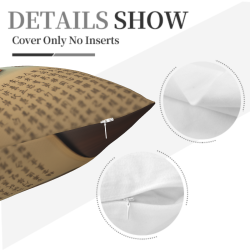 Funda de Almohada Esponjosa con Paisaje Chino - 18x18 pulgadas | OKOMALL