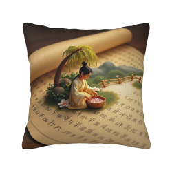 잉크 풍경 Beautiful 쿠션 커버 - 45.7 x 45.7 cm | OKOMALL