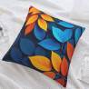 Federa Cuscino Plüsh con Motivo Foglie d'Autunno - 45x45 cm | OKOMALL