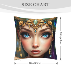 Dreamy Sprite Pillow Cover - 18x18 Inch | OKOMALL