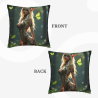 Housse de coussin en peluche pour fille de la forêt onirique - Okomall