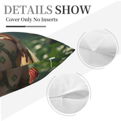 Funda de Cojín de Doncella del Bosque Soñadora - Okomall