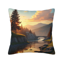 Funda de Almohada Mountain Mist - 45x45 cm | Okomall